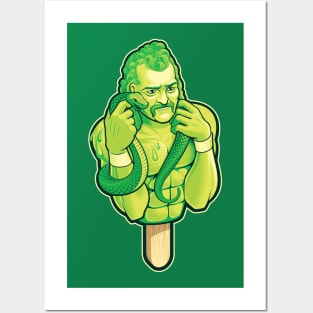 Wrestlepops: Snake Lime Posters and Art